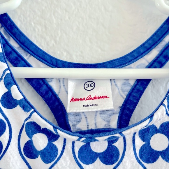 Stunning Hannah Andersson blue white dress - Picture 3 of 3